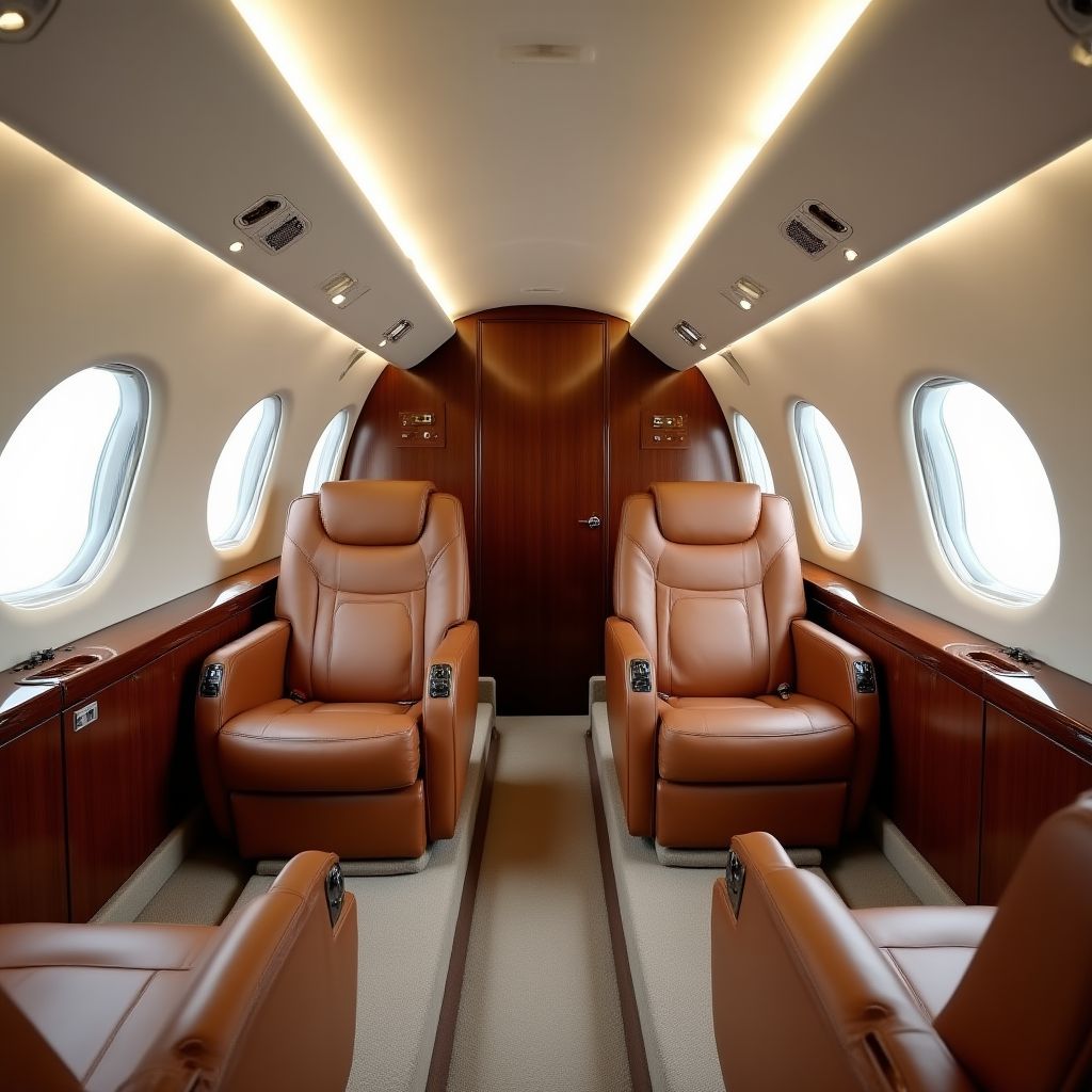 Özel Jet İç Mekanı